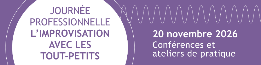 journée professionnelle improvisation avec les tout-petits