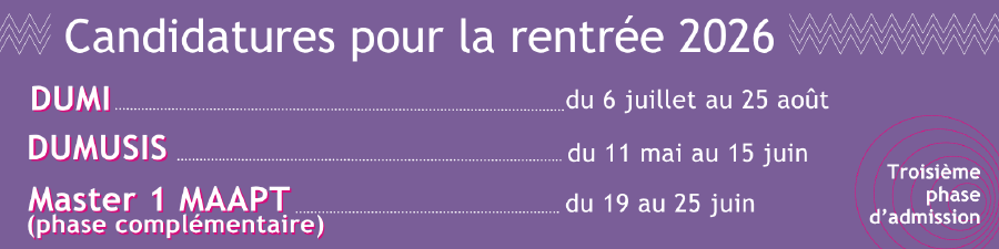 calendrier candidatures 2025-2026