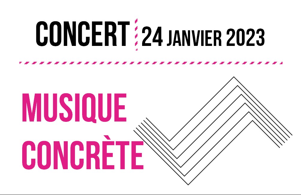 Visuel concert de musique concrète 2023